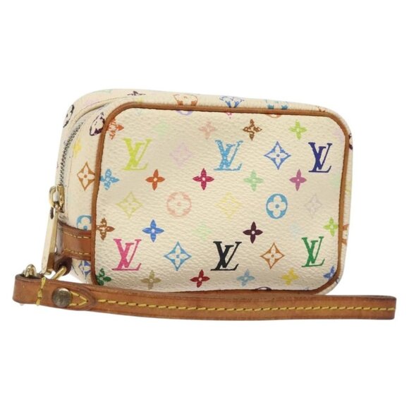 LOUIS VUITTON Monogram Multicolor Trousse Wapity White M58033 LV Auth 120544 - Picture 1 of 16